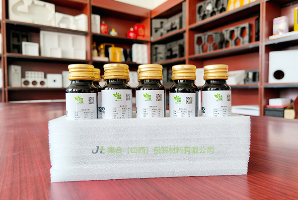 集合包裝定制珍珠棉飲料托盤內(nèi)襯包裝材料，異形設(shè)計超吸睛